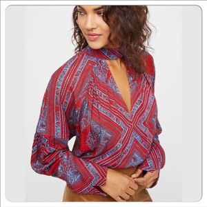 Brand new Free People Cut-out tunic NWT